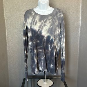 Glyder blue tie dye sweatshirt